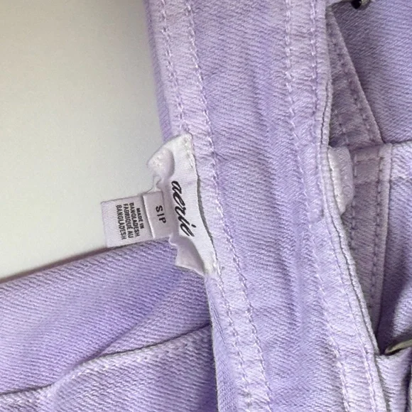 aerie Lavender Lilac Overalls Jumpsuit - Picture 8 of 8